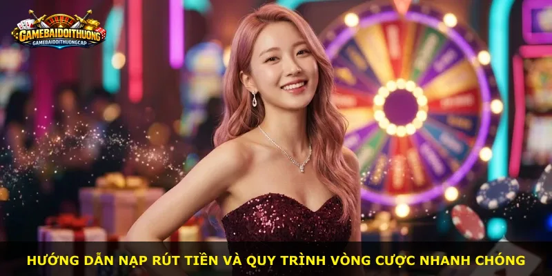 Hướng dẫn nạp rút tiền và quy trình vòng cược nhanh chóng